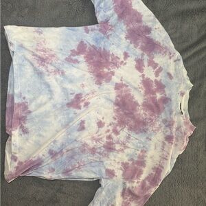 ASOS Lavender and White Tie-Dye Short Sleeve Tee